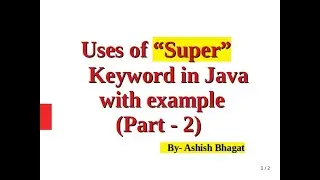 Different Uses of 