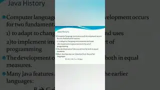 Java Part -7 | Data Abtraction | Behavioral Abtraction | Java History | Before Java C Language
