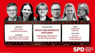 Macht und Ohnmacht am Filmset – Podiumsdiskussion auf dem Filmfest München