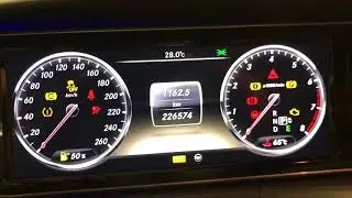 Mercedes  S 500 w222 проверка оригинальности пробега