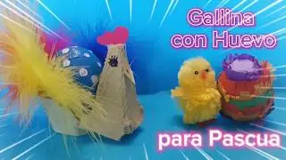 Gallina con Huevo de Pascua