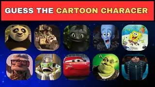 Guess the Cartoon Character Quiz! 🎥 Can You Name Them All? 