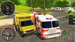 Cost Gurd Beach Rescue Team #1- Emergency Fire Truck and Ambulance Driving : Android GamePlay