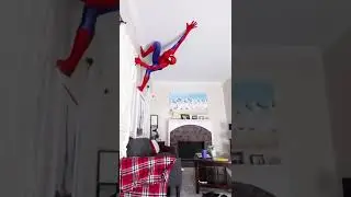 How to Climb Walls Like Spider-Man #shorts #spiderman