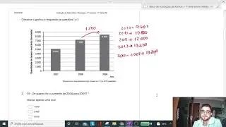 Matemática - Correção da avaliação final - 3ª Unidade - 1ª Série Ensino Médio