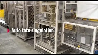 Automated tote singulation