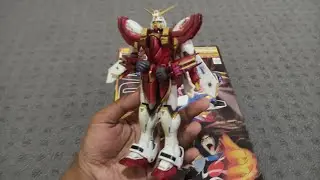 MG 1/100 God Gundam Bandai Custom Painting Iron Man Skin - Unboxing and Review