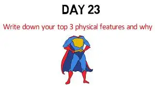 30 Days Confidence Challenge Day 23