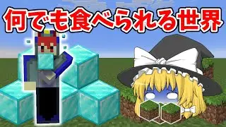 なんでも食べられる世界でエンドラ討伐【マイクラ】