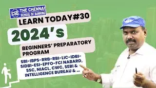 BANK EXAM COACHING IN CHENNAI | BANK PO/CLERK EXAMS-2024  | BEGINNERS’ PREPARATORY PROGRAM | DAY-30