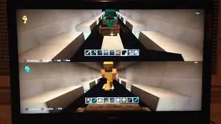 Minecraft - rowing on land!