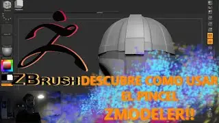 Tutorial de ZBRUSH - ZMODELER, funciones como bridge, extrude, crease y más