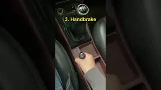 Steps for getting off a manual transmission car🚗