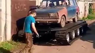 Гусеничный вездеход своими руками. Автомобиль на гусеницах ТСН 74