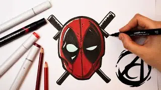 COMO DESENHAR O DEADPOOL com a Dai Oliveira