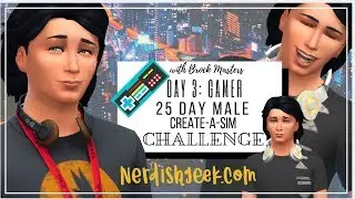 25 Day Male Create A Sim Challenge Day 3 - Gamer