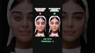 Persona app - Best photo/video editor 😍 #persona #glam #model