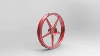 Mastercam X5 || 3D modeling #50|| wheel, 1