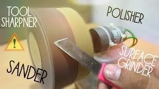 DIY Multipurpose Sander, Polisher, Sharpner, Grinder Machine | How to make Drum & Surface | KesPra ✔