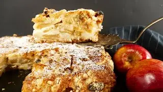 Apple pie made from dry dough!