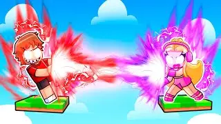 Roblox Kamehameha Simulator With MY CRAZY FAN GIRLS...