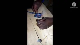 How to turning ON a motor by using a fingerprint sensor