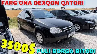 Farg'ona mashina bozori lasetti jentra kobalt captiva malubu narhlari