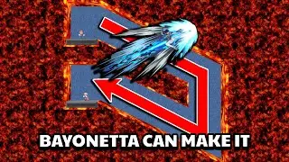 Bayonetta Can Make It | Back And Forth Lava Tunnel Challenge