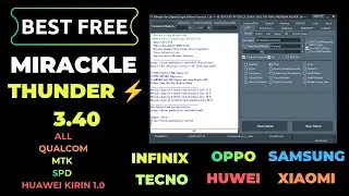 Miracle Thunder ⚡ v3.40 FREE Tool 🔥 100% Working | All Latest Models Lock Reset & IMEI Repair ✅