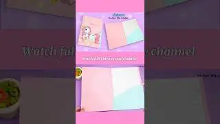 Unicorn File Folder | DIY Paper File Folder | school Supplies #shorts #viralshorts