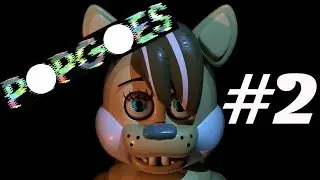 POPGOES Вторая ночь Прохождение фан игры FNAF