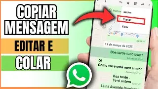 COMO COPIAR E COLAR NO WHATSAPP