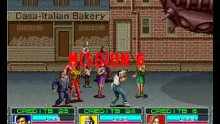 Alien Storm 3 player Netplay arcade game