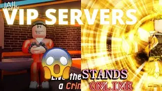 Jailbreak free Vip Server And Stands Online Vip Server | Roblox | Robux Giveaway