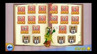 Snail Bob 1 : Arcade Adventure in the puzzle world - 3 star solution - The Nile mile - Level 13-16