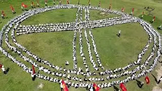 Араван районунда 1200 окуучу улуу Манастан үзүндү айтышты. #УраанымМанас #Манас #манасчы