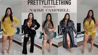 HONEST PLUS SIZE TRY ON | PRETTYLITTLETHING DESIGNED BY NAOMI CAMPBELL | AM I SOLD? | MISSVEELONDON