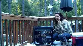 How to start a generator