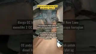 Sample Dari Catalytic Converter Mobkas Yang Sudah Dicuri/ Dibobok 