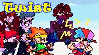FNF TWIST with flash mix sence + NEW MOD