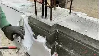 Decofrarea gardului din beton