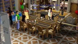 Sims 3 New Year Party Feast