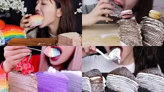 ASMR Crepe Cake Compilation Pt.2