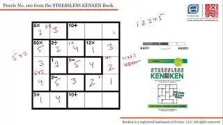 Stressless Kenken- Puzzle 110