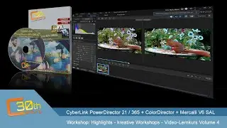 Highlights zum Video-Lernkurs Volume 4 für PowerDiretor 21/365 & Director Suite 365
