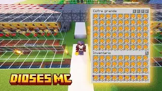 La granja de abejas mas facil y eficiente para generar dinero en DIOSES MC Minecraft 1.21