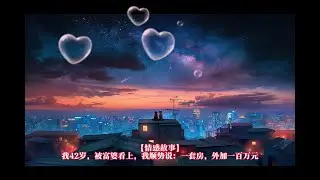 【情感故事】我42岁，被富婆看上，我顺势说：一套房，外加一百万元