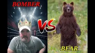 BOMBER VS BEAR!! Who Do You Think Won? #viral