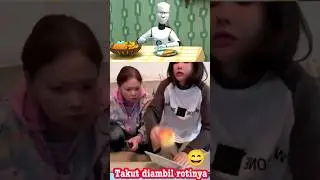 Takut diambil rotinya #shorts #viral #funny #lucu #kocak #memes #hiburan #bangtonzchannel