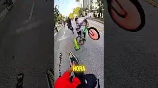Motorcyclist Was Asked To Place A Cone On The Track And Almost Regretted It